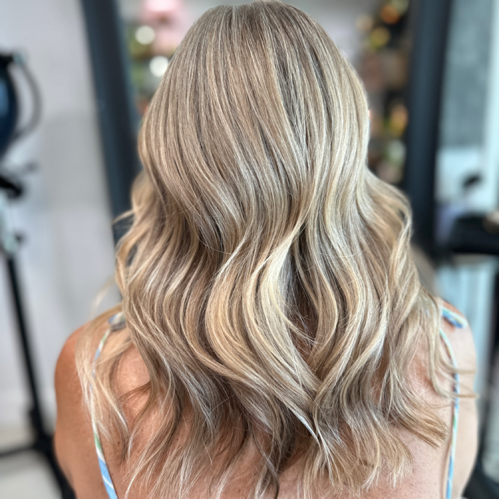 Toner + Blow Dry at Lauren Silagy Hair Design in Brea, CA