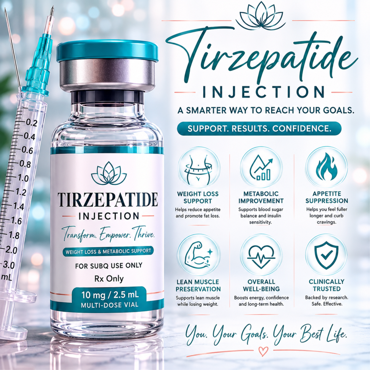 Weekly Tirzepatide Injection 💗 at Precision Total Health & Wellness Clinic in Plant City, FL