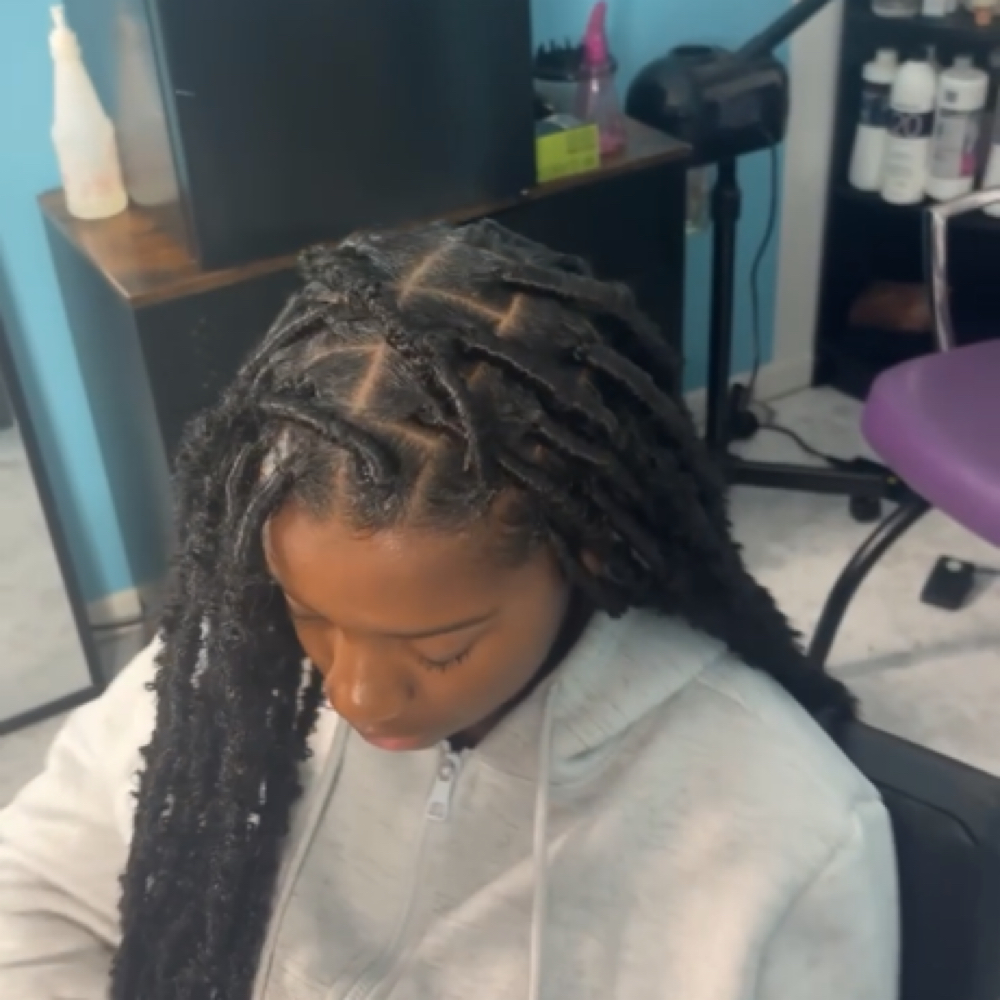 Crochet Faux locs at GlamSus LLC in Naperville, IL