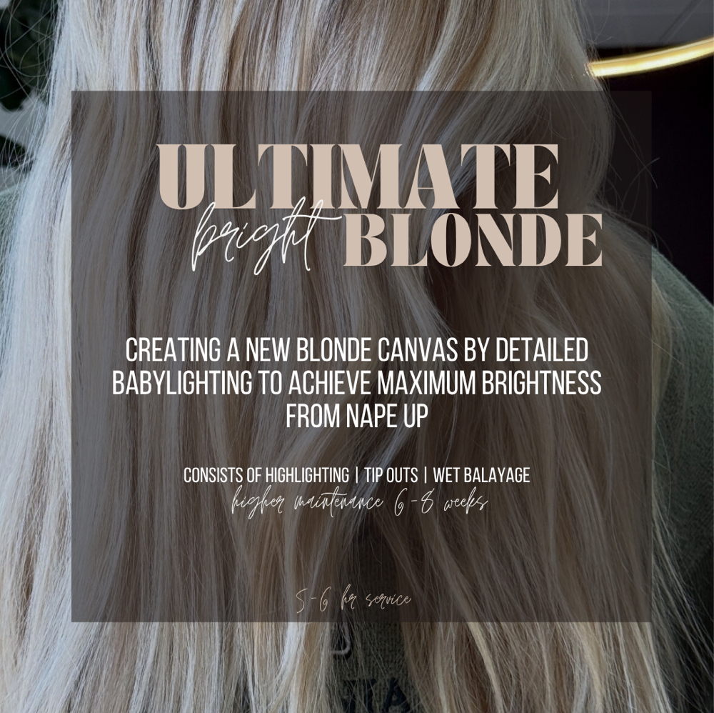 Ultimate Bright Blonde at Hair By Cassy and Team in Frisco, TX