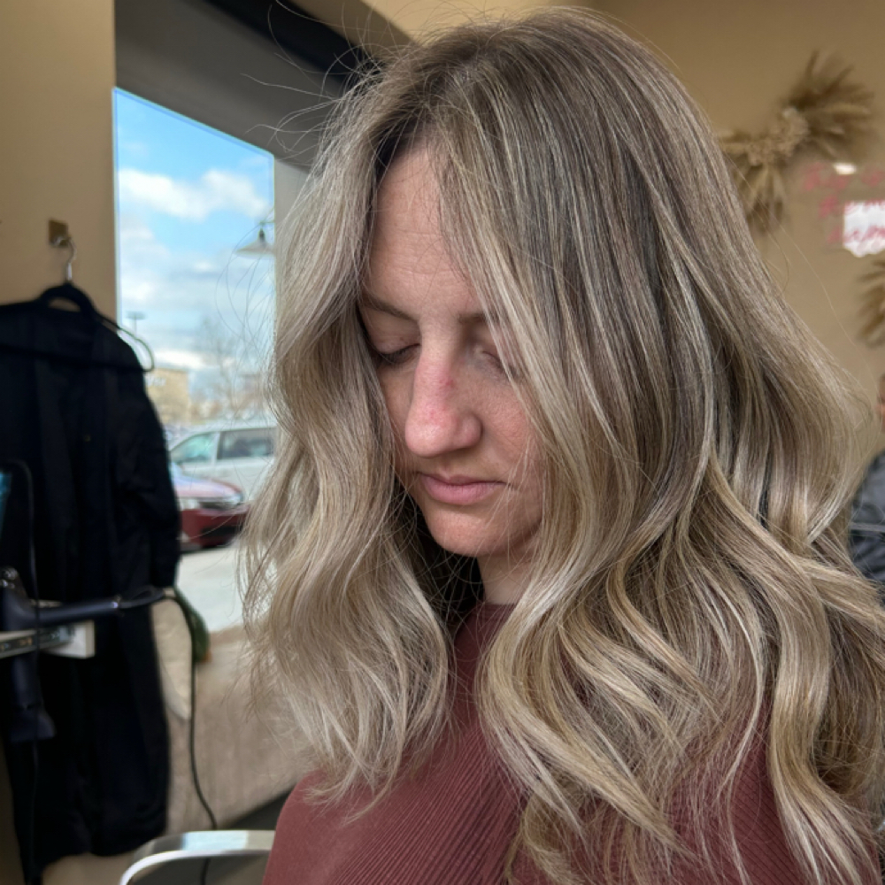 Mini Lived.in + Haircut at simply lux hair studio in Dallas, TX