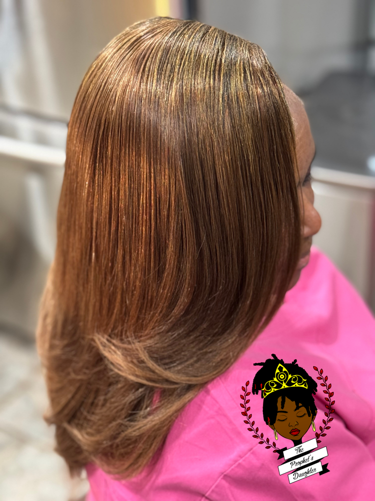 Sew-In with leave out