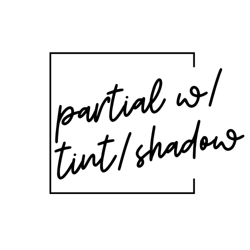 Partial Blonding with shadow/tint