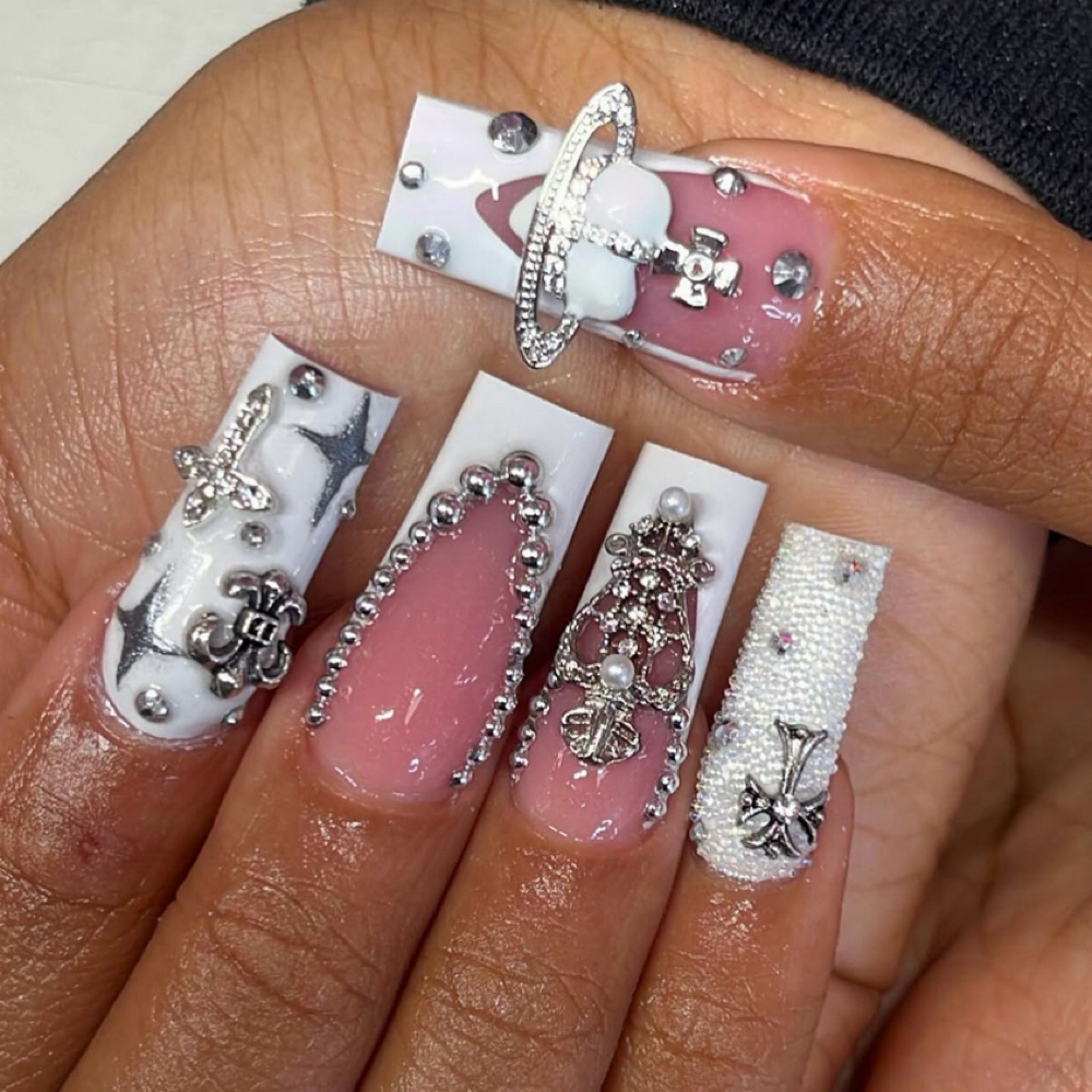 Medium / Long Freestyles at Custom_nails.juju in Houston, TX