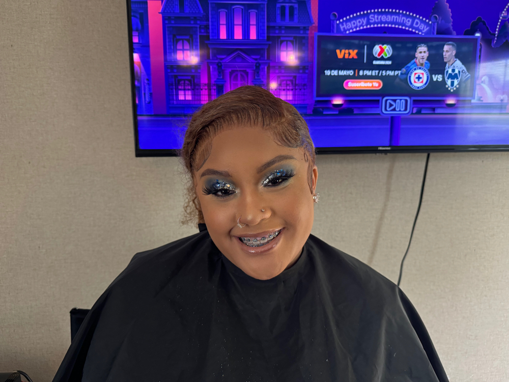 Full Glam at Touched & Glamoured Beauty Bar in Exmore, VA