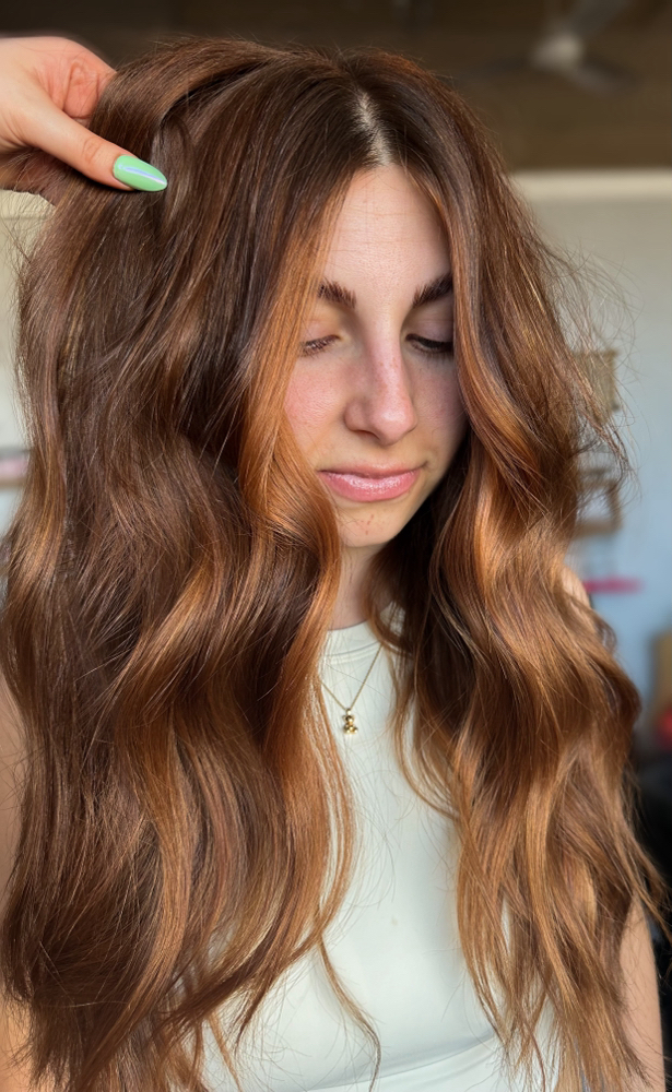 Custom Copper at Mane Girl Hair Lounge in Pekin, IL