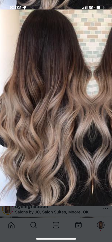Ombre Hair Color
