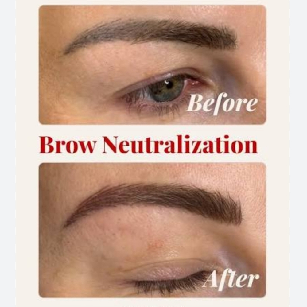 Brows Neutralization at KL Brows Studio in Mcmurray, PA