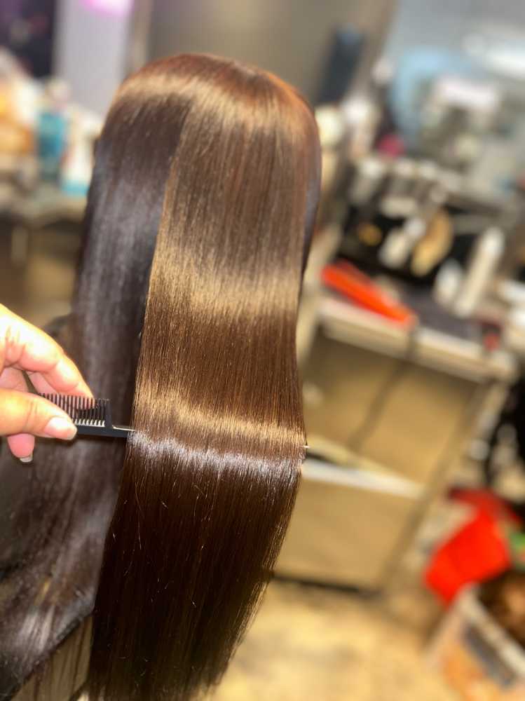 Silk Press Non Heat Trained Hair