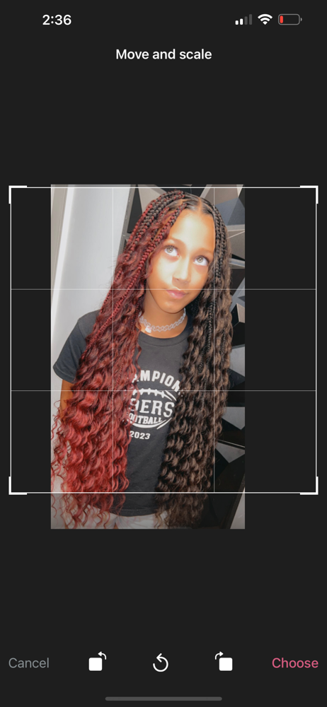 Large Knotless Braids