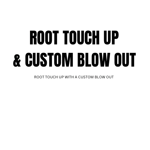 Root Touch Up /w Custom Blowout