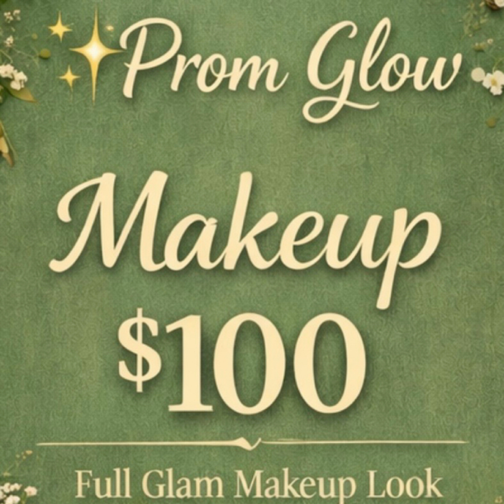 Prom Glow (Makeup Only) at Sunflower Beauty in Whitney, TX