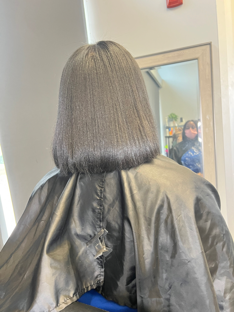 Wash & curl (Relaxed hair)