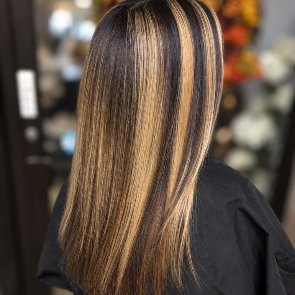Silk Press at Done By KD Hair Studio in Huntington, NY