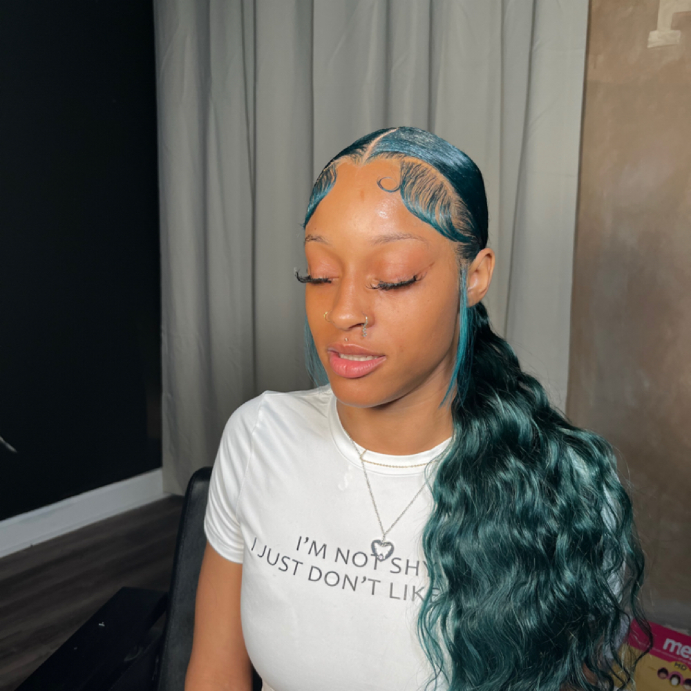 Frontal Ponytail at Heir Paradise in Byron, GA