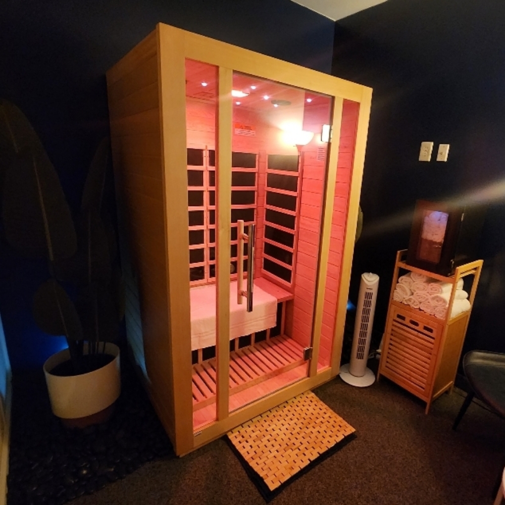 Infrared Sauna 30min at Pause....@ Epiphany Massage & Spa in Winston-Salem, NC