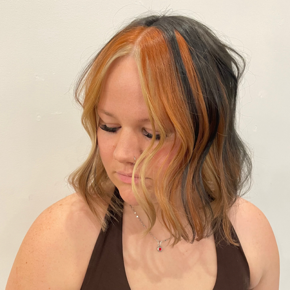 Creative Placement (bleach &color) at Emori Sanders