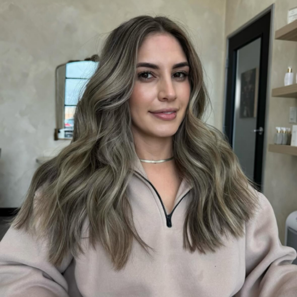 Color Retouch And Haircut at Blonding Texas Hair Studio in Cibolo, TX