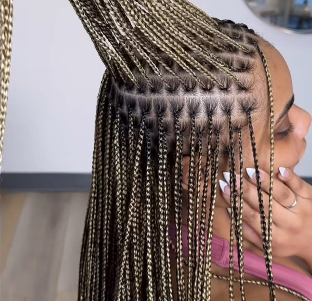 Ex small knotless braids wasit