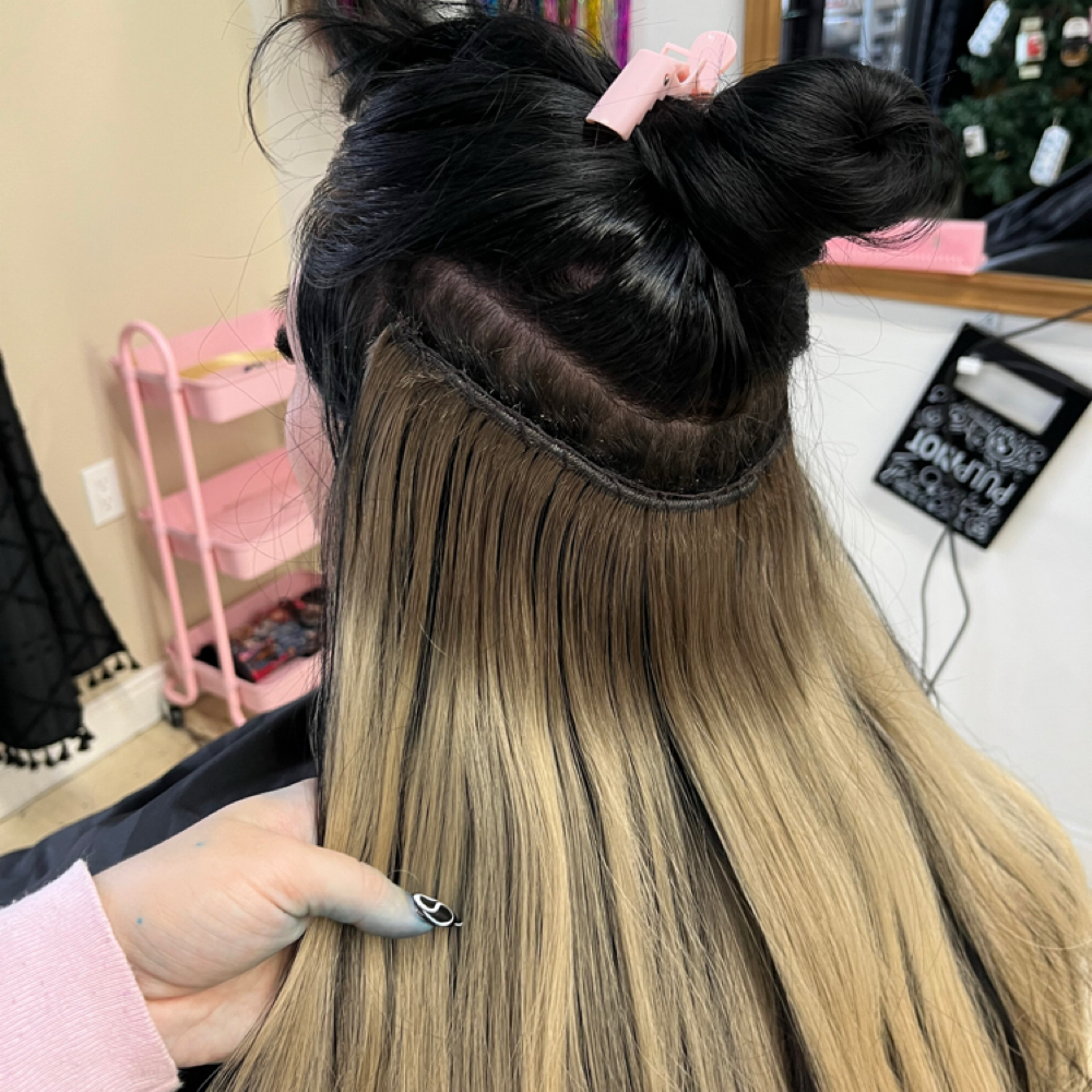 Sew In Weft Extension Move Up at curlupndye in Palisade, CO