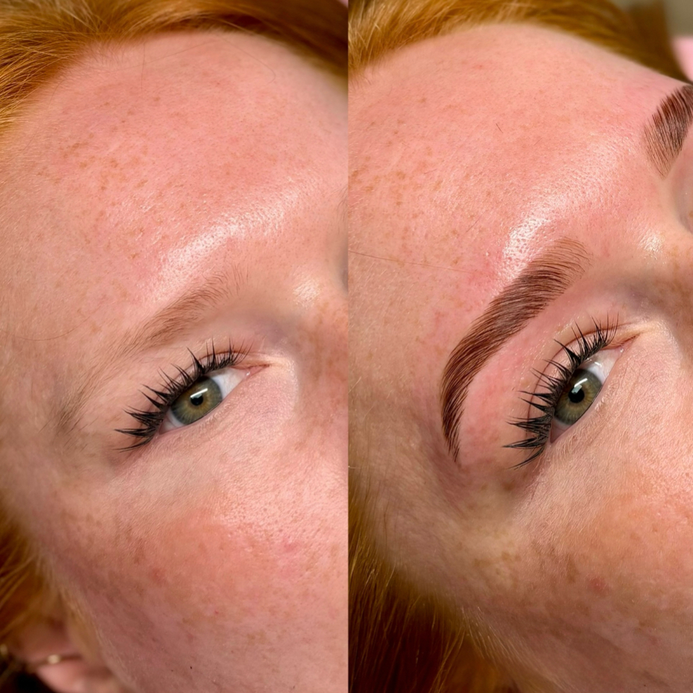 Brow Lamination, Wax & Stain