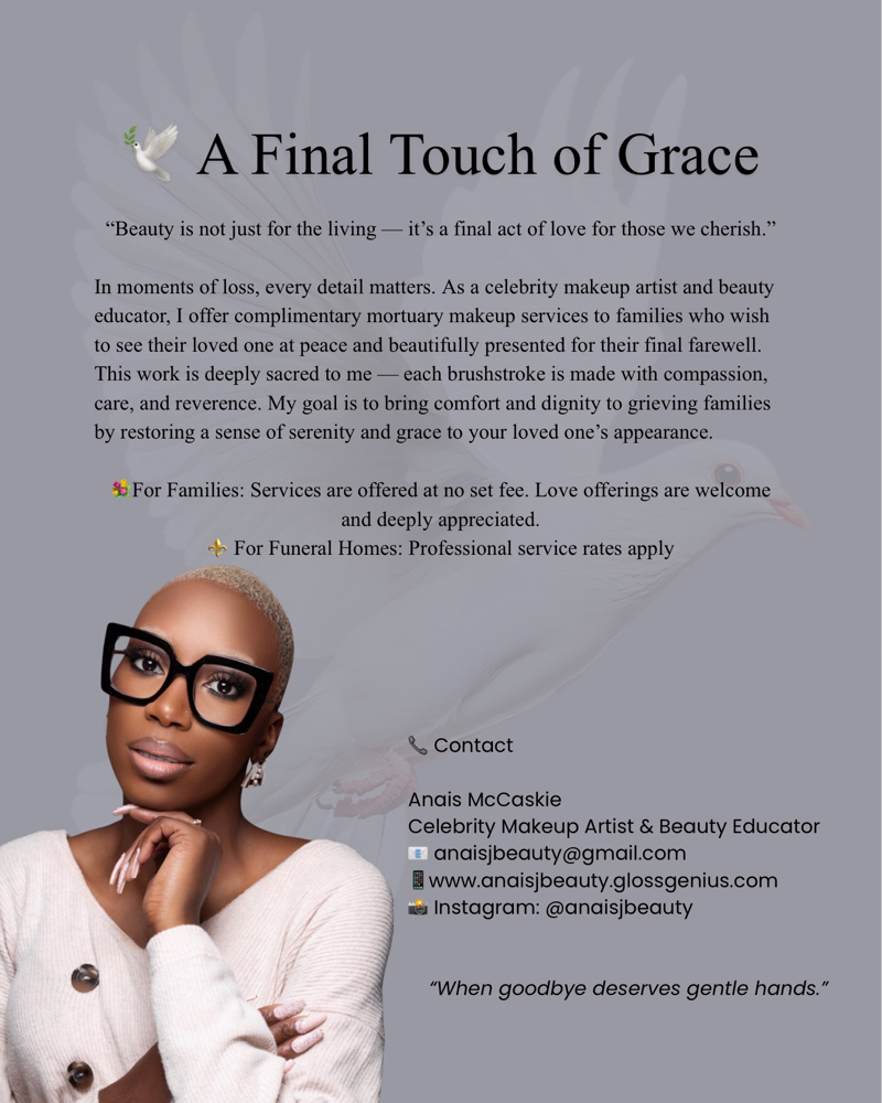 Mortuary Makeup at Anais J Beauty in Brooklyn, NY