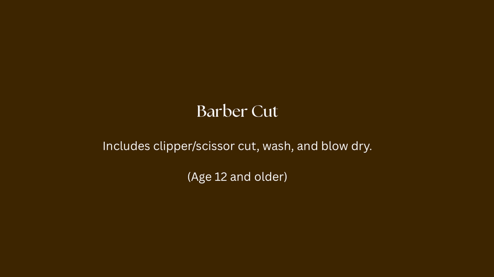 Barber Cut at Wild Honey Studio in Sioux Falls, SD