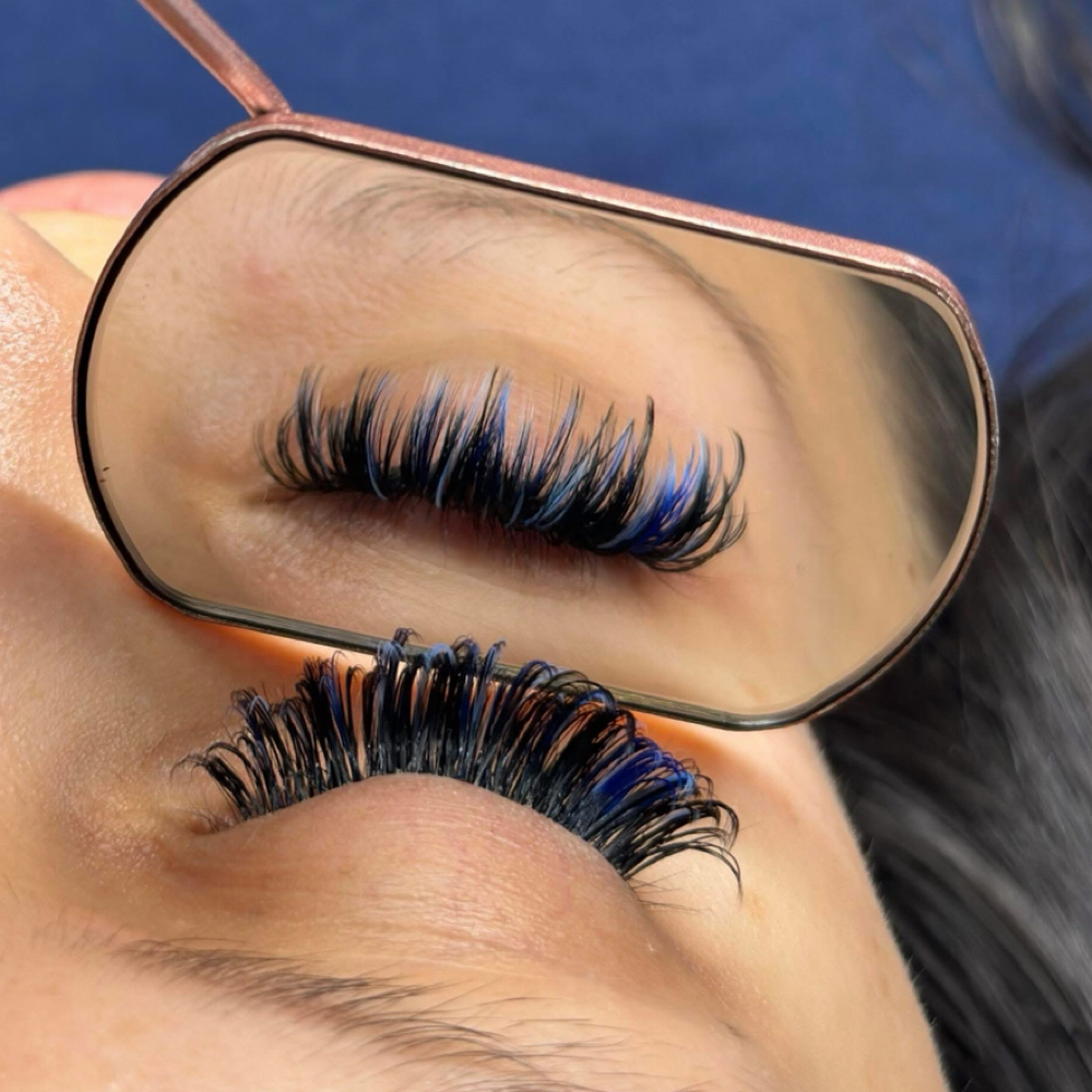 Accent Color Lashes at Luna Beauty in Bossier City, LA