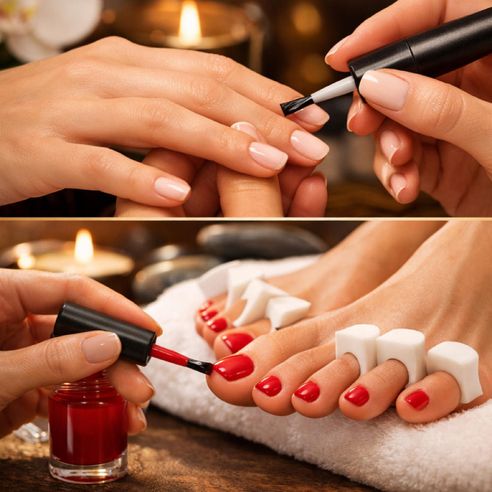 POLISH CHANGE: Hands & Feet at Polished Nail Bar DTLA in Los Angeles, CA