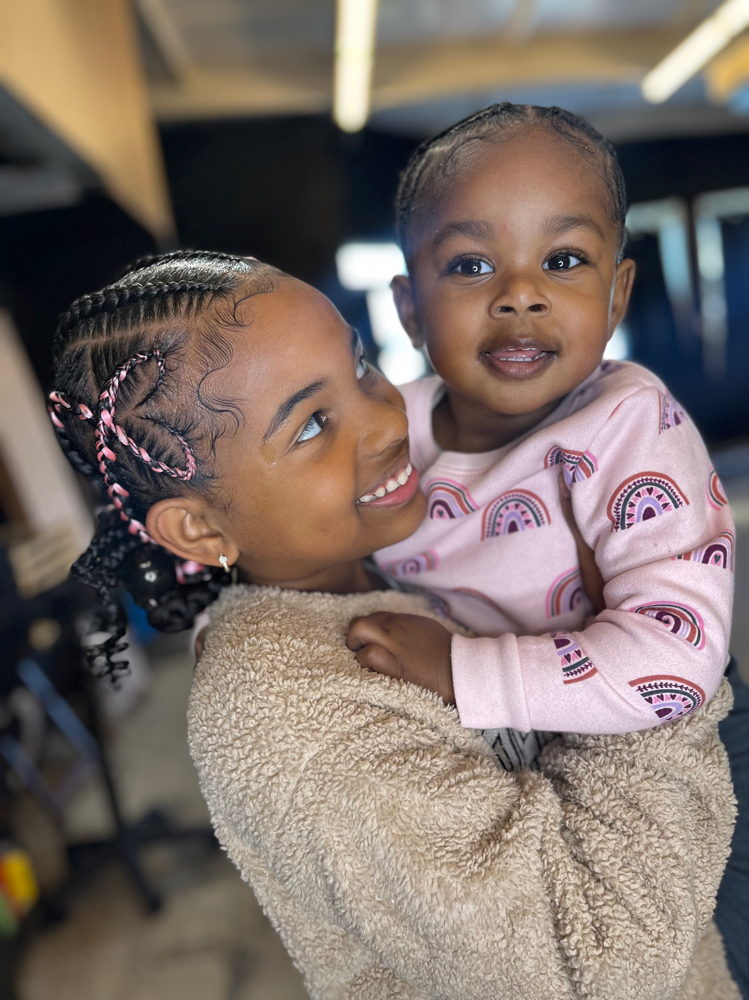 Kids Braided Design (Hair Added)