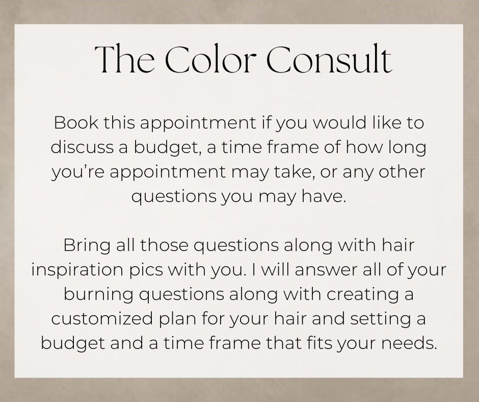 Hair Color Consult
