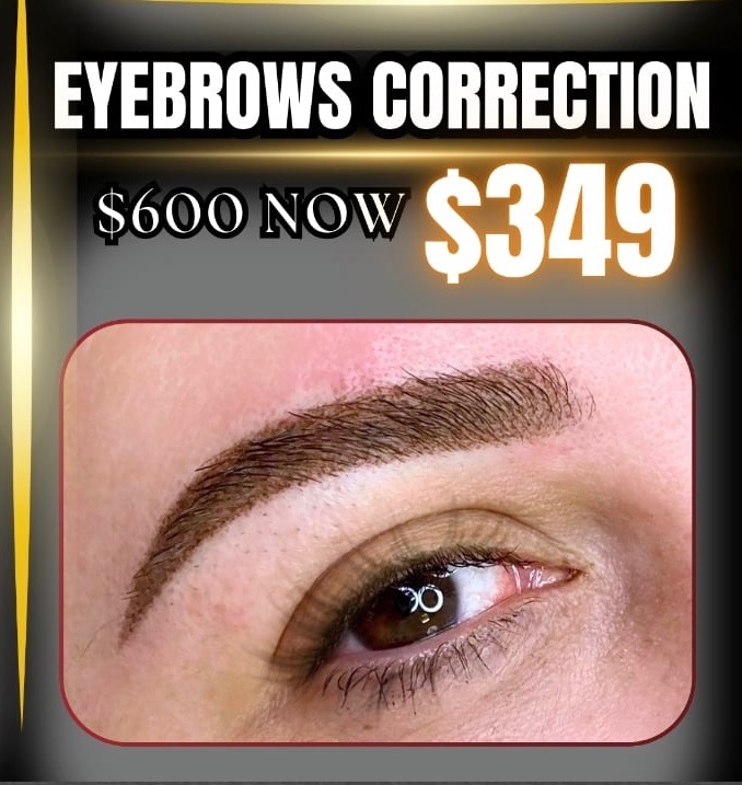 Brows Correction Promotion $349 at Diamond Le Brows in Yardley, PA