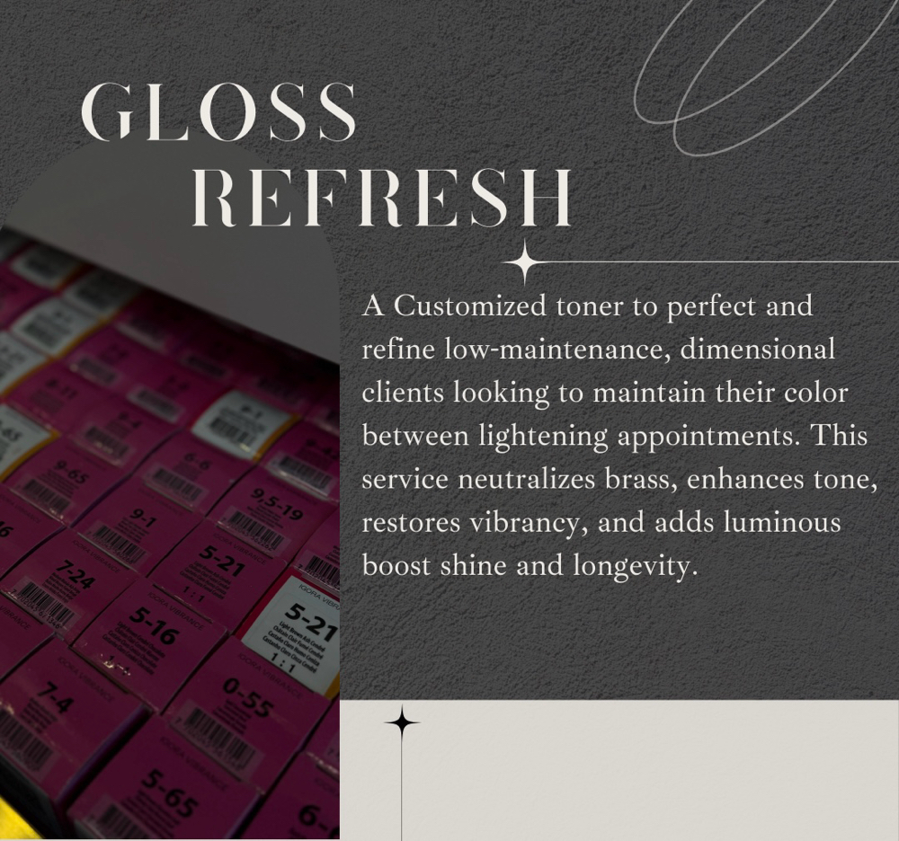 Gloss Refresh at Leslie Aileen Hair in Plano, TX