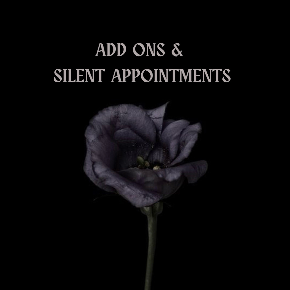 ADD ONS & SILENT APPOINTMENTS