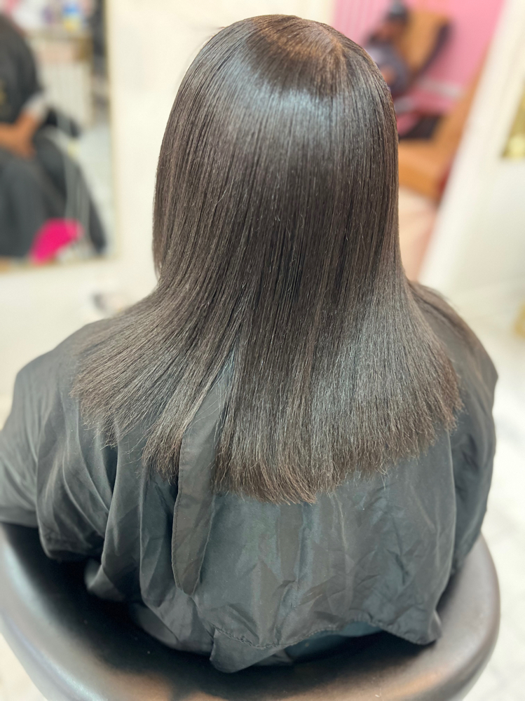 Iron Out (silk Press) at Wadu beauty bar in Indianapolis, IN