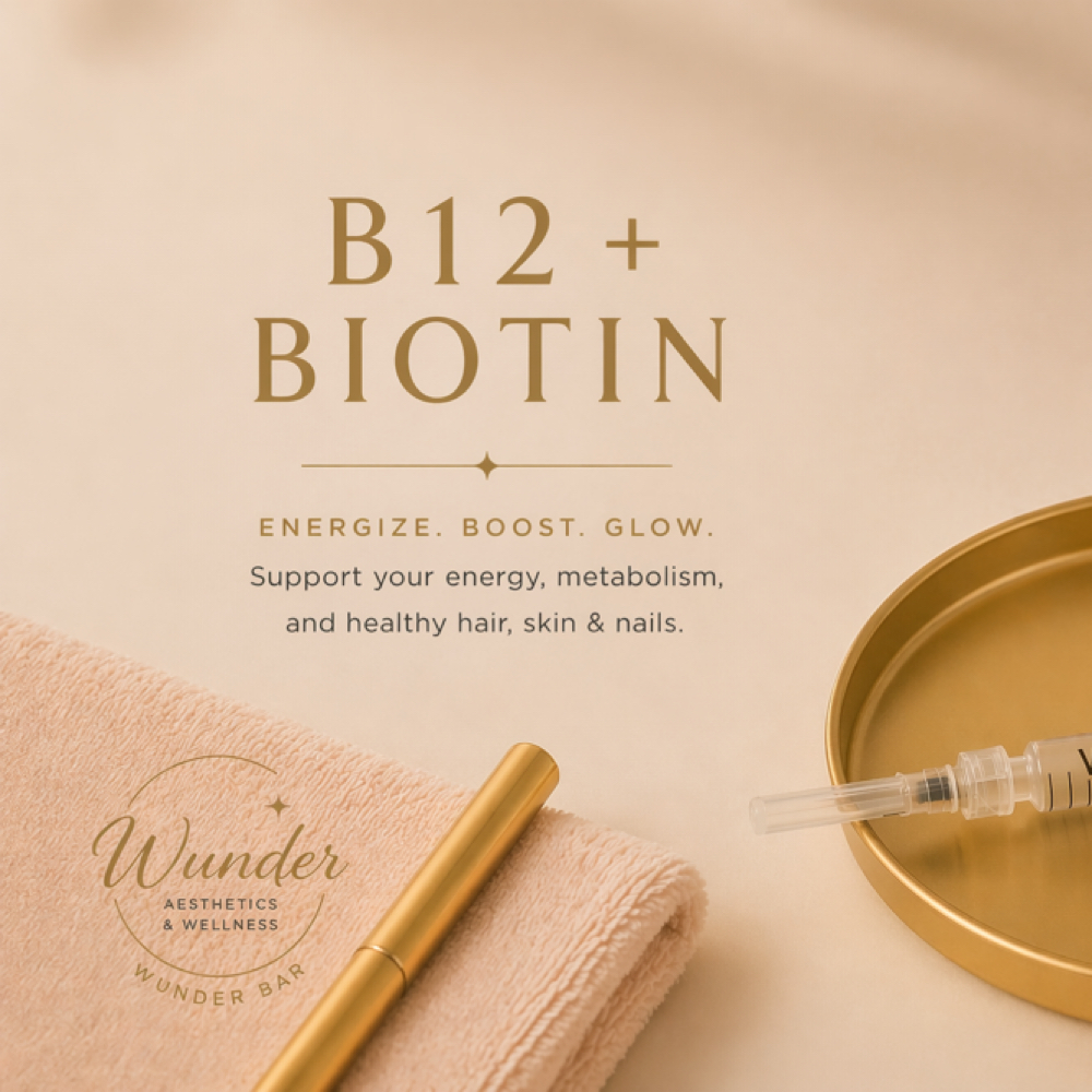 Wunder Glow Shot (B12 + Biotin) at Wunder Aesthetics & Wellness in Town & Country, MO