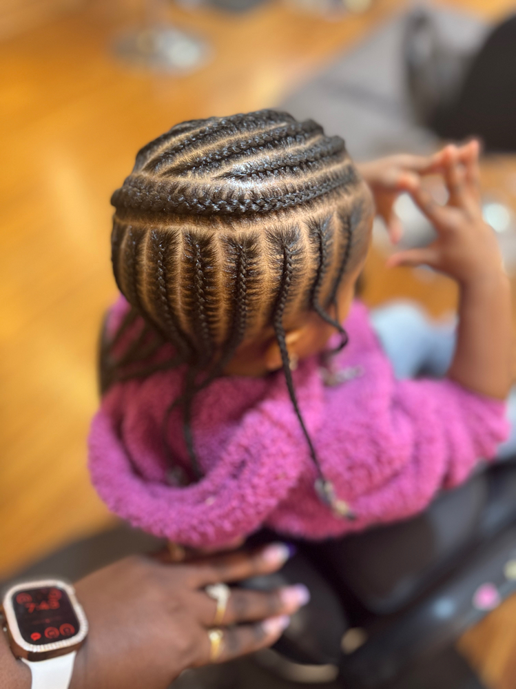 Kids Braids With Beads
