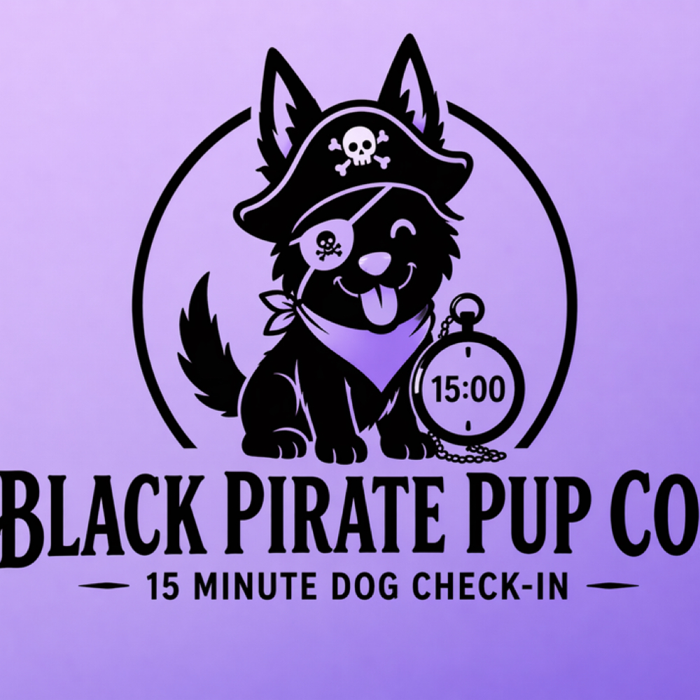 15 Minute Check in/Let Out at Black Pirate Pup Co Dog Walking Division
