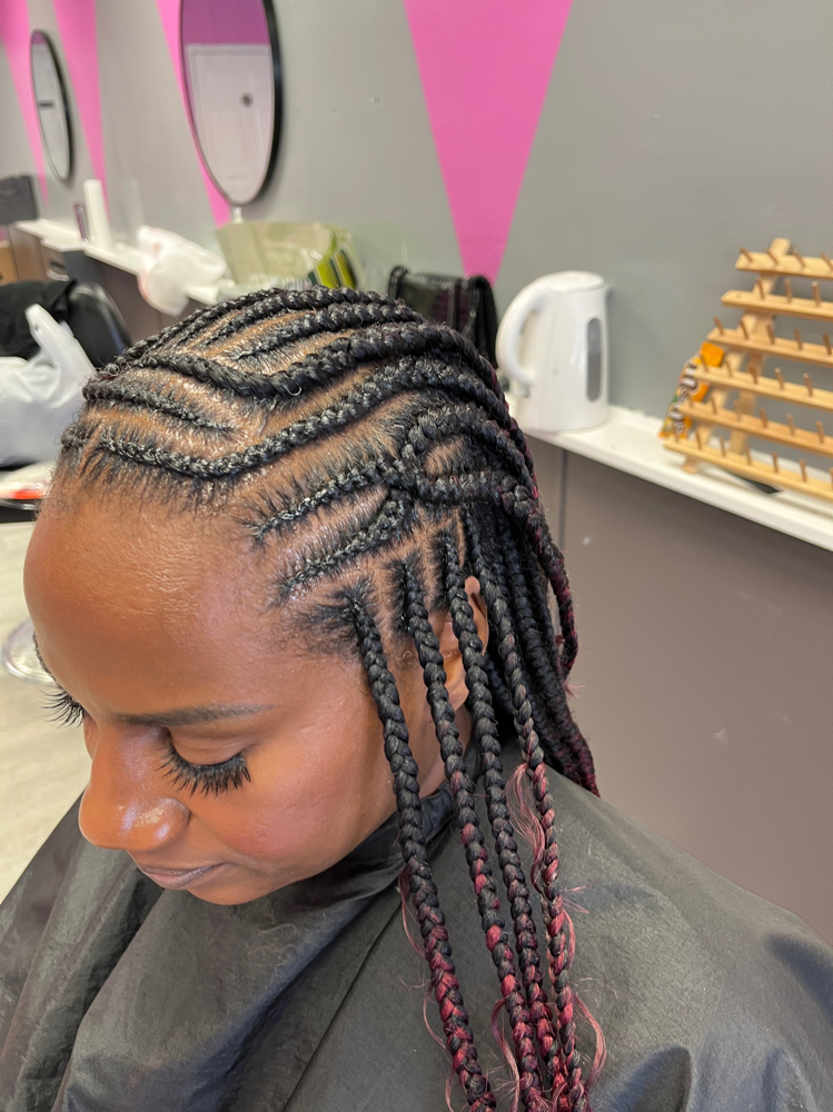 Knotless Tribal Braids