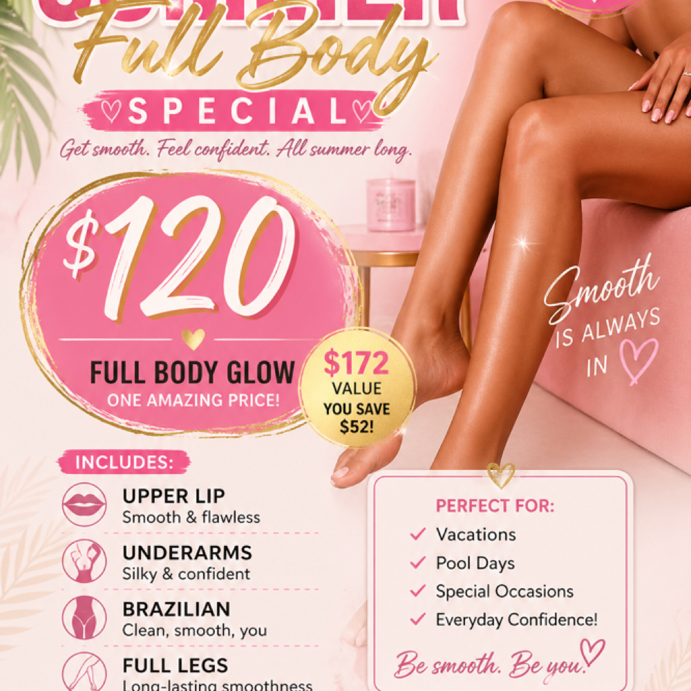 Full Body Glow at Honey K Esthetics LLC in Universal City, TX