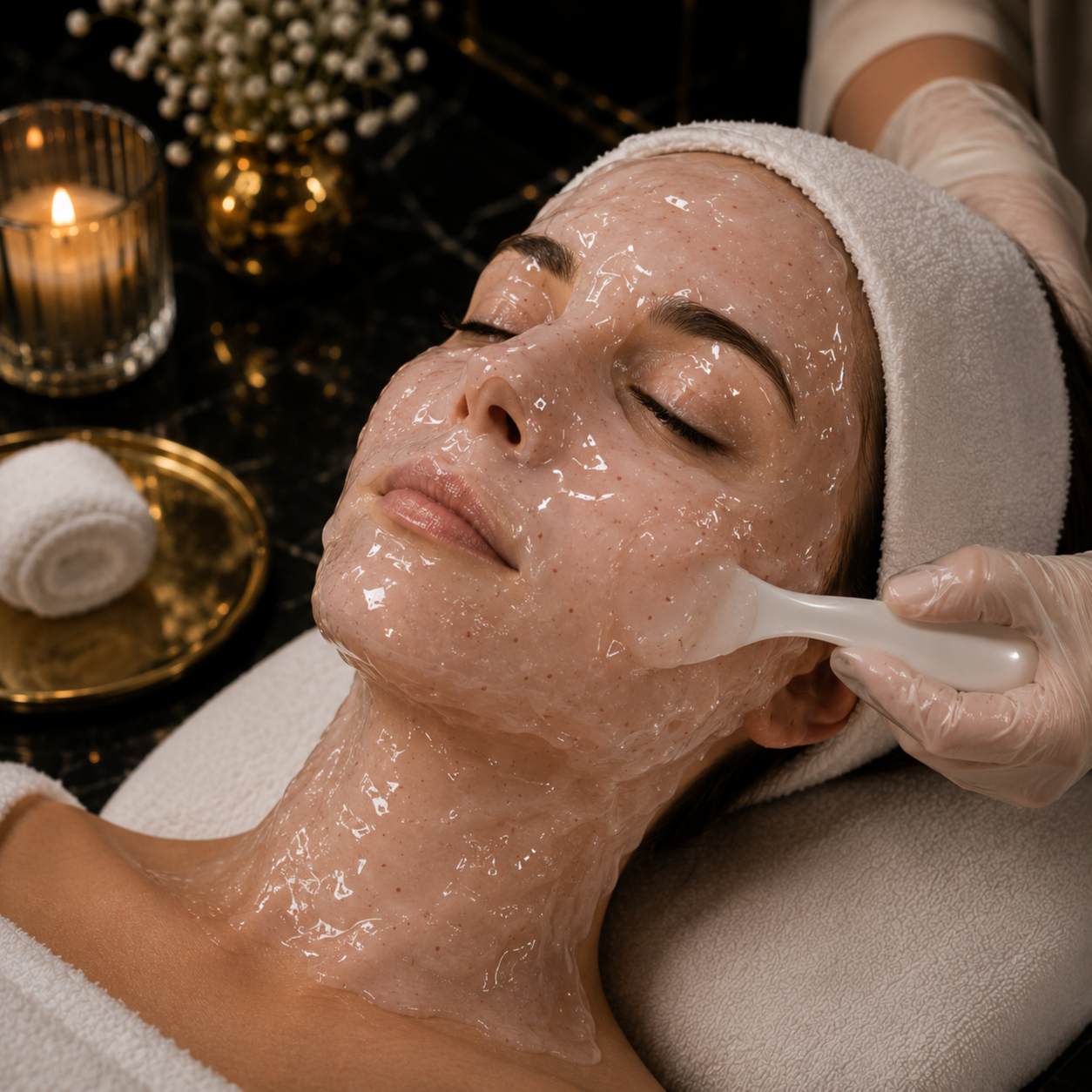 Facial - Jelly Hydro Mask Add-on at Le Bijou Nails and Spa Salon in Houston, TX