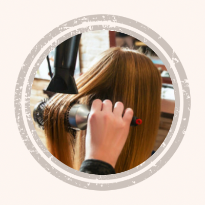 Blowout After Scalp Treatment