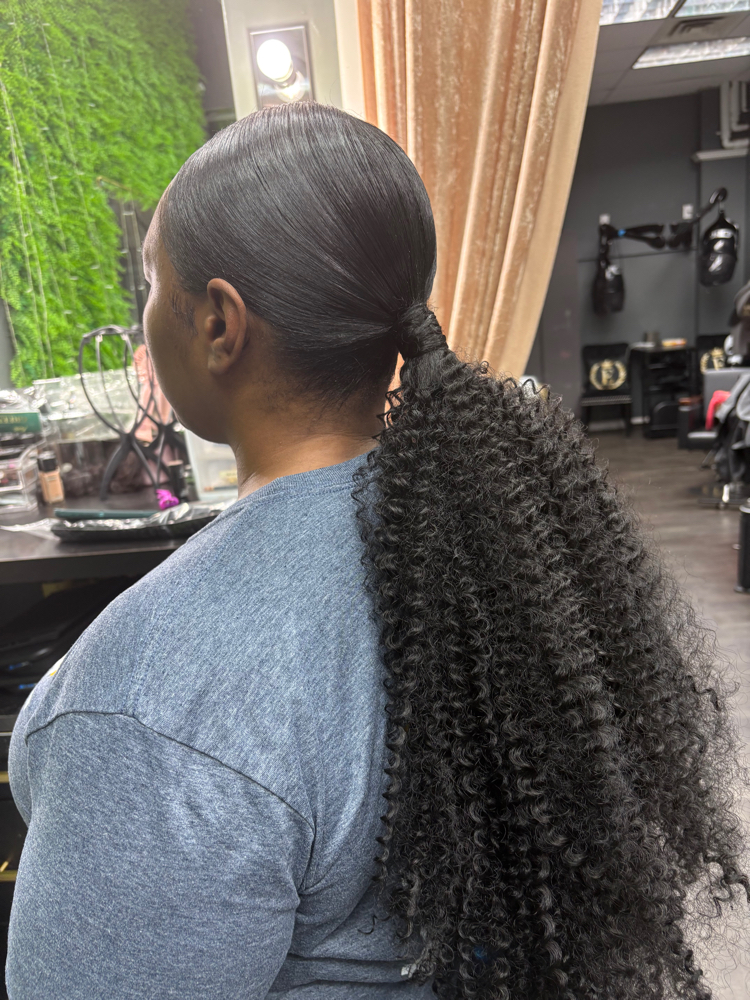Sleek Ponytail Styling at Sanare Studio in Catonsville, MD
