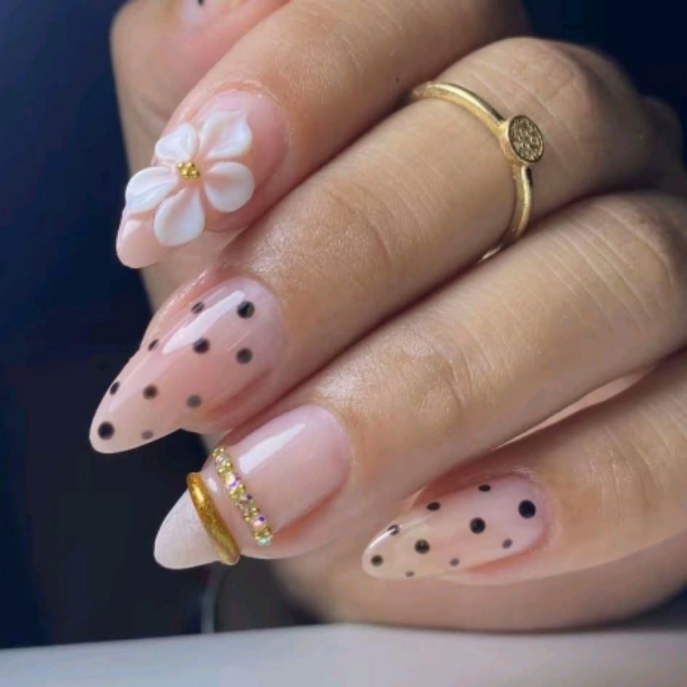 Gel-x Full Design at Nails by Yesy in Sand Lake, MI