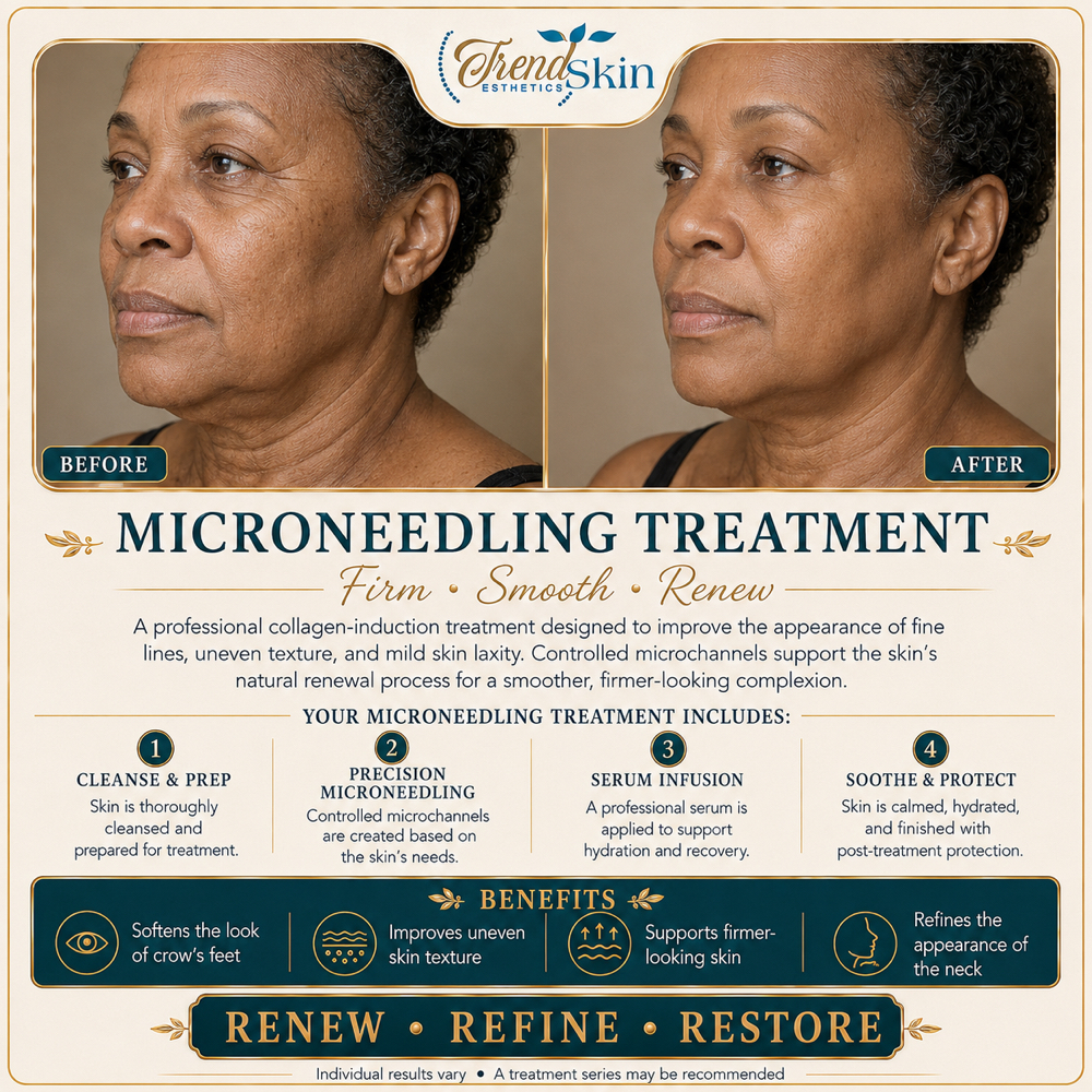 Microneedling at Trendiskin Esthetics in Baton Rouge, LA