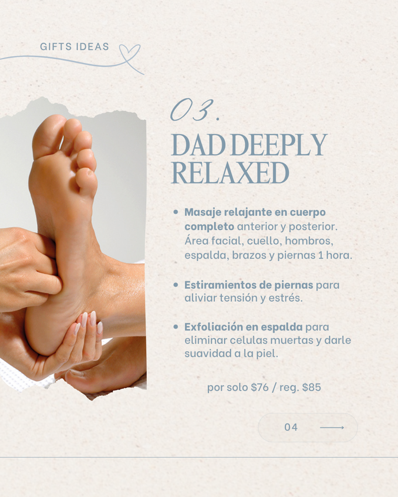 Dad Deeply Relaxed