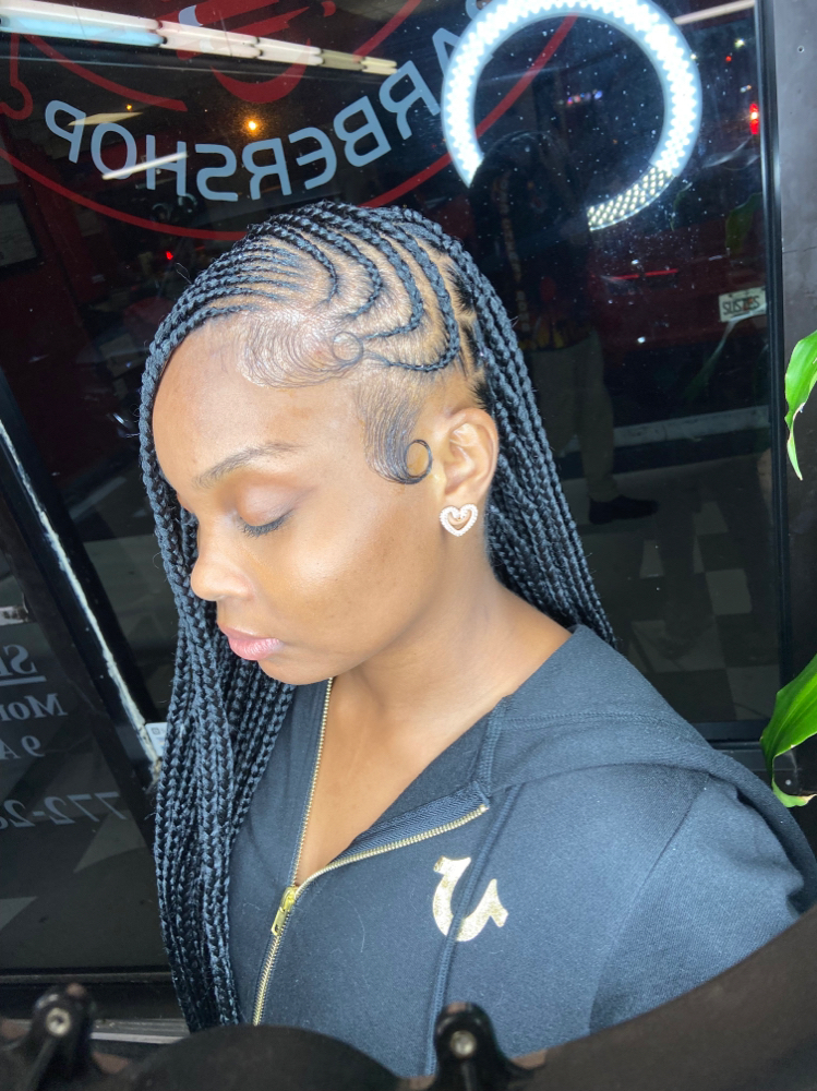 regular med Fulani Braids