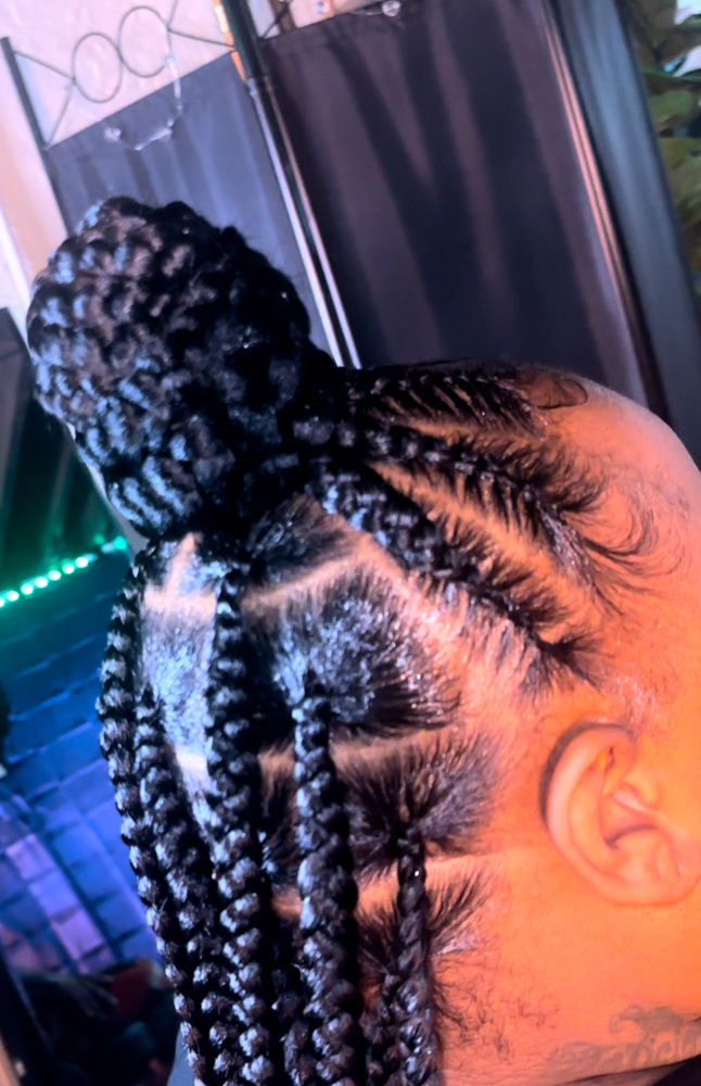 Mid Back Lg Tribal W/Knotless