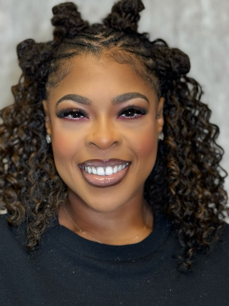 Pop of Color Natural Glam at The Glam Haus by Rimac Hairstylist & Mua in mckinney, TX