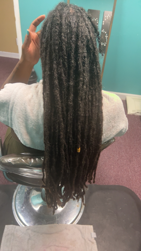 Loc Rewist Waist Length